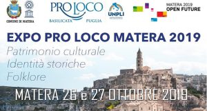 Expo Pro Loco 2019 – Matera 26/27 Ottobre 2019