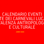 Calendario Eventi Rete dei Carnevali Lucani 2020