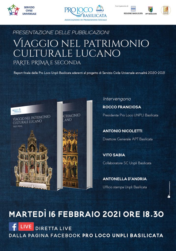 Presentazione delle pubblicazioni “Viaggio nel Patrimonio culturale lucano”